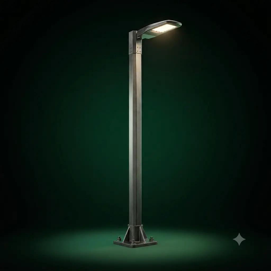High mast industrial lighting poles Qatar